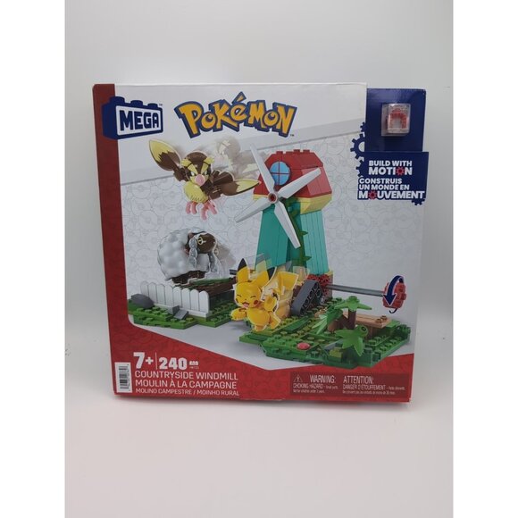 MEGA Pokemon Countryside Windmill Building Set - Picture 1 of 2